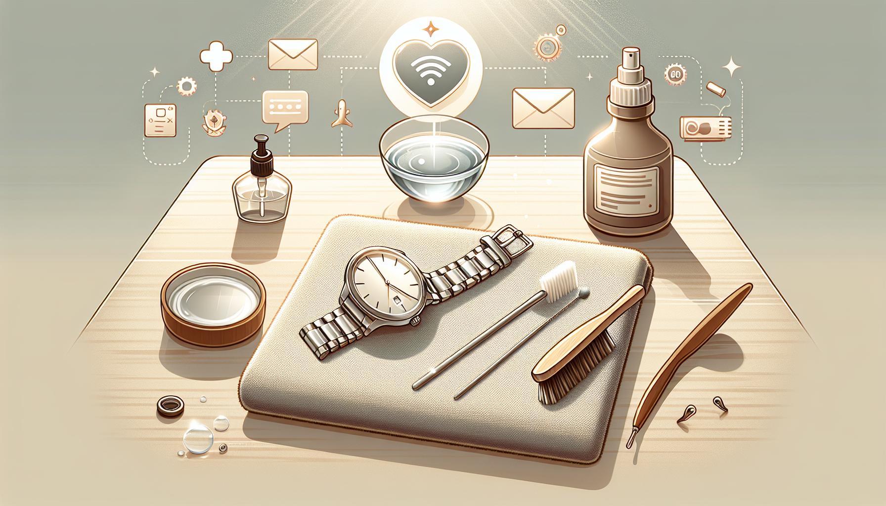 Con qué limpiar la correa del reloj: Métodos seguros y efectivos