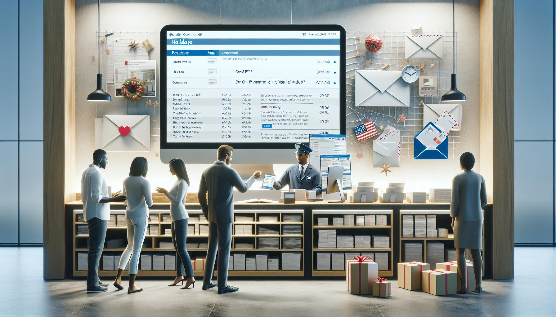 Días festivos y su impacto en los horarios de Correos