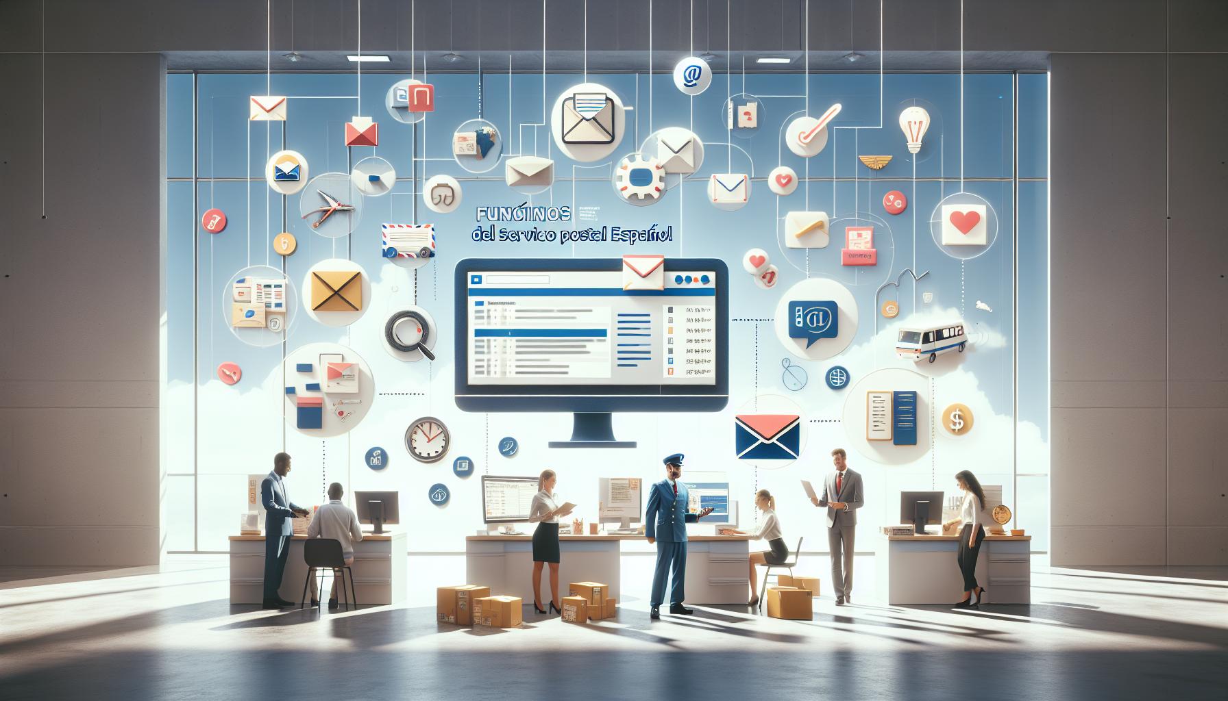 Funciones principales del servicio postal español