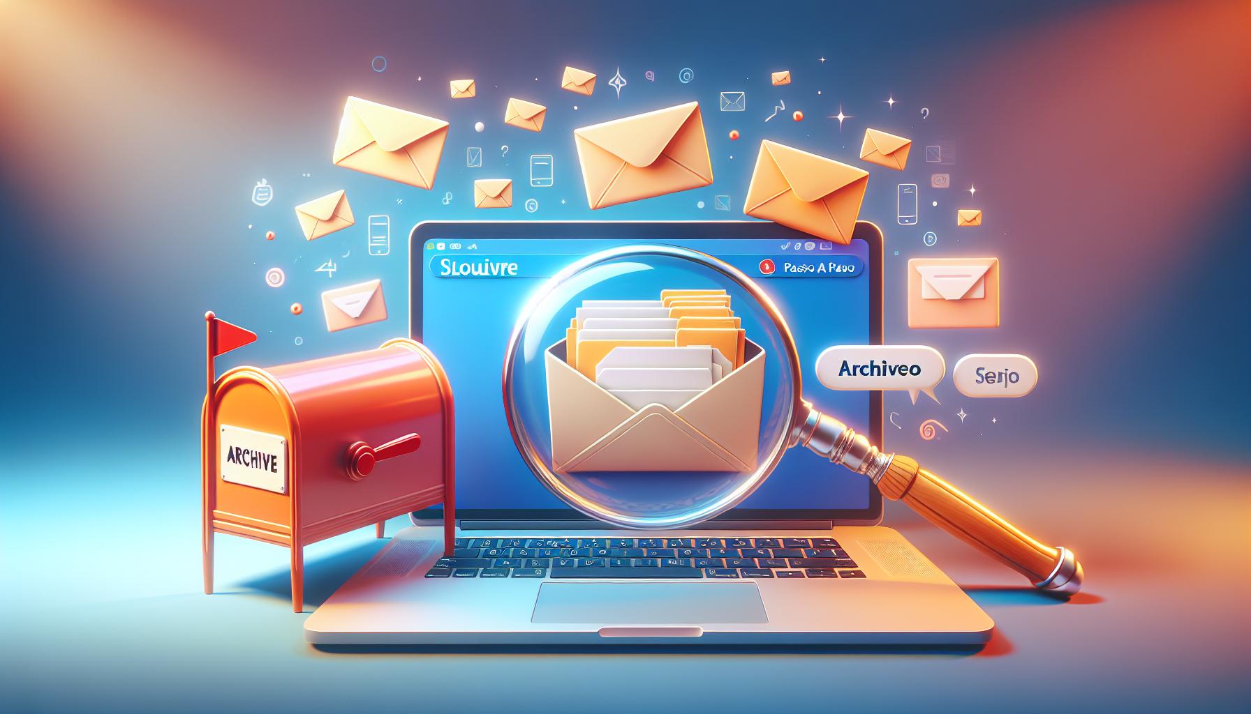 Guía paso a paso para buscar correos archivados