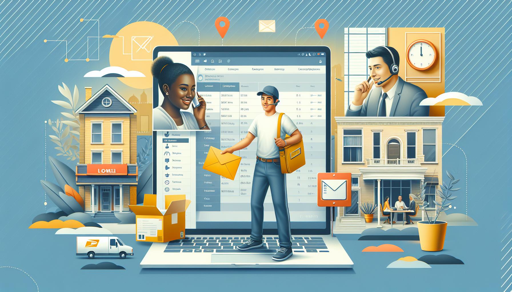 Horarios de entrega según la ubicación